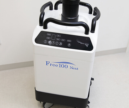感染症対策として体外バキューム吸引装置「Free 100 Next」を導入しました